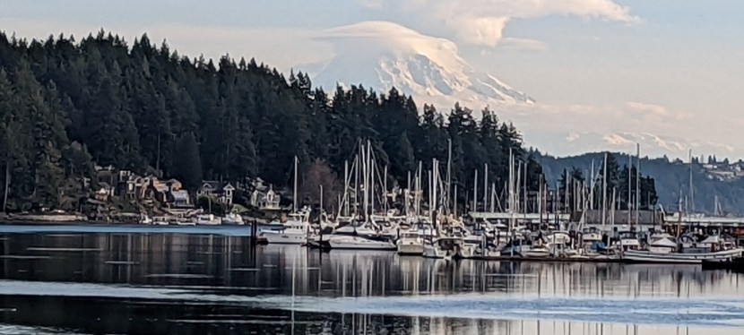 On a Clear Day, You Can See Mt. Ranier ~ Gig Harbor, WA ~ Photos ~ Feb&nbsp;2022
